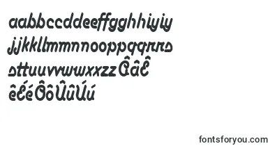 AnacondacondensedRegular font – frisian Fonts
