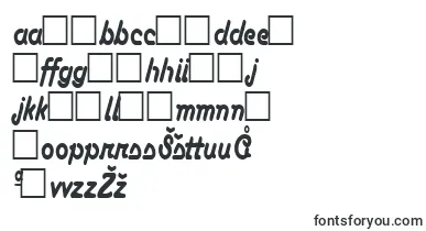 AnacondacondensedRegular font – latvian Fonts