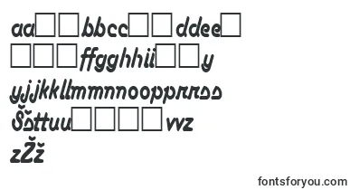 AnacondacondensedRegular font – lithuanian Fonts