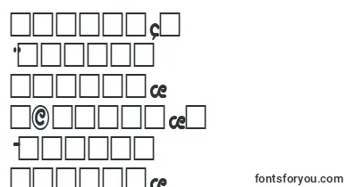 AnacondacondensedRegular font – chinese Fonts (simplified)