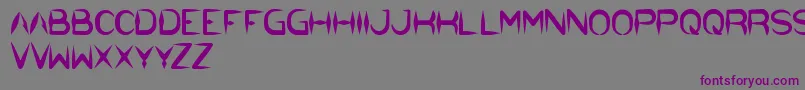 TheDarkKnight Font – Purple Fonts on Gray Background