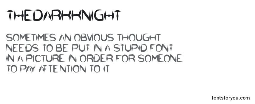 TheDarkKnight Font
