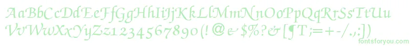 ZabriskiescriptswashBold-Schriftart – Grüne Schriften