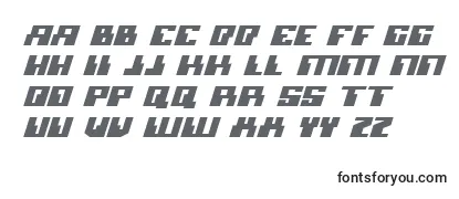 MicronianExpandedItalic-fontti