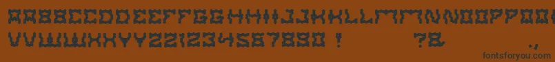 ShakeItOff Font – Black Fonts on Brown Background