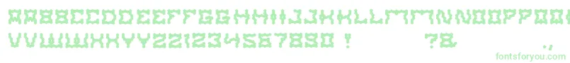 ShakeItOff Font – Green Fonts on White Background