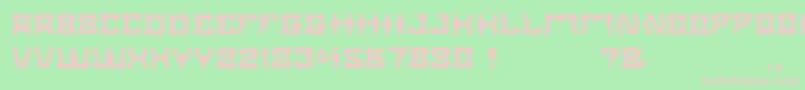 ShakeItOff Font – Pink Fonts on Green Background