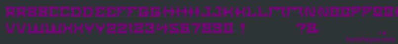 ShakeItOff Font – Purple Fonts on Black Background