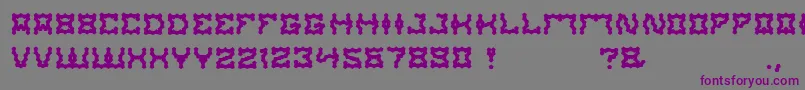 ShakeItOff Font – Purple Fonts on Gray Background