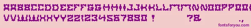 ShakeItOff Font – Purple Fonts on Pink Background