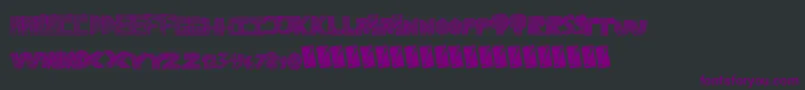 Ravetime Font – Purple Fonts on Black Background