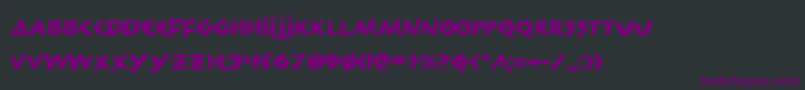 300trojanse Font – Purple Fonts on Black Background