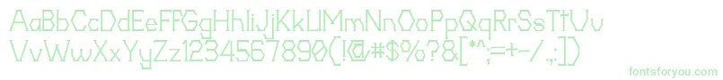 フォント20thCentenaryFaux – 緑のフォント