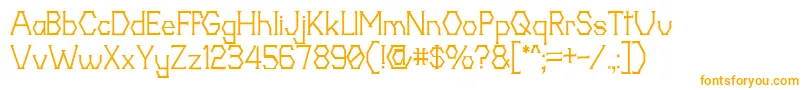 Шрифт 20thCentenaryFaux – оранжевые шрифты
