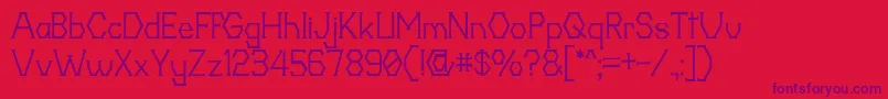 fuente 20thCentenaryFaux – Fuentes Moradas Sobre Fondo Rojo