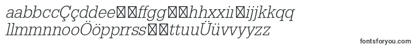 GlyphaltstdLightoblique Font – Azerbaijani Fonts
