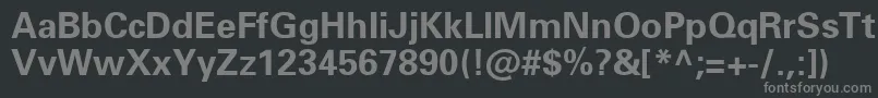 NovaSsiBoldフォントについての詳細 フォントNovaSsiBold – 黒い背景に灰色の文字