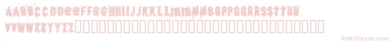 BjSkratch Font – Pink Fonts on White Background