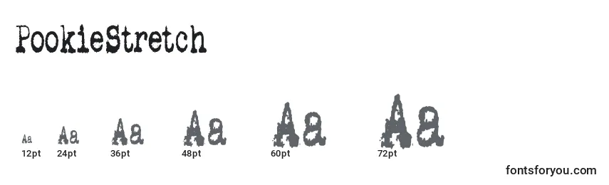 PookieStretch Font Sizes