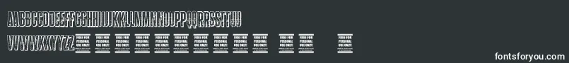 VtksStorm2 Font – White Fonts on Black Background
