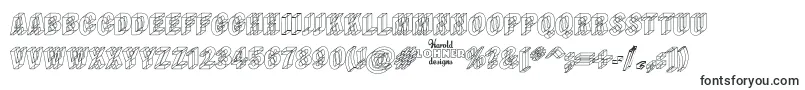 Шрифт Wireframe – декоративные шрифты