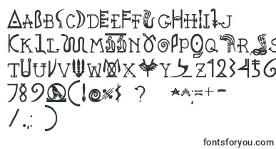 Pegypta font – ancient Fonts