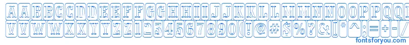 APresentumnrcmdcotl Font – Blue Fonts