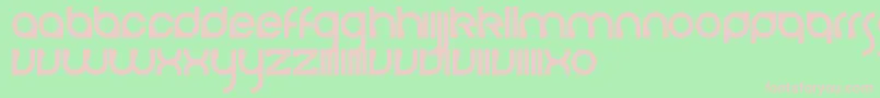 CerebroAutodestructivo Font – Pink Fonts on Green Background