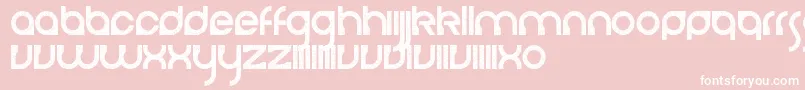 CerebroAutodestructivo Font – White Fonts on Pink Background