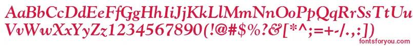 GoudystdBolditalic Font – Red Fonts