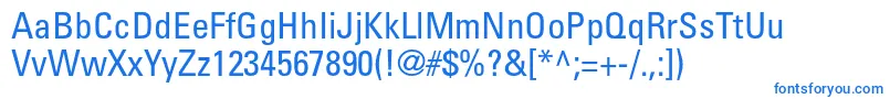 More about UniversltstdCn Font UniversltstdCn Font – Blue Fonts on White Background