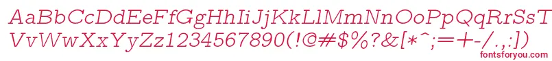 Lmmonoproplt10Oblique Font – Red Fonts