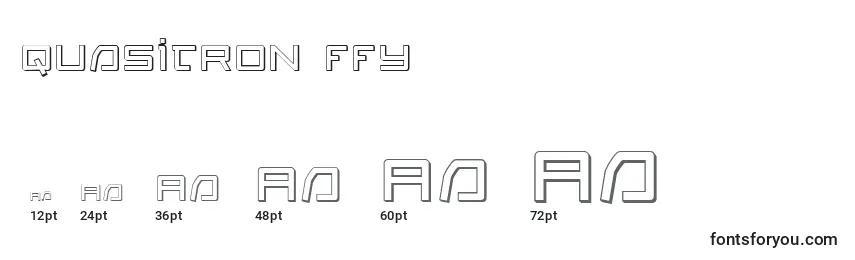 Quasitron ffy Font Sizes