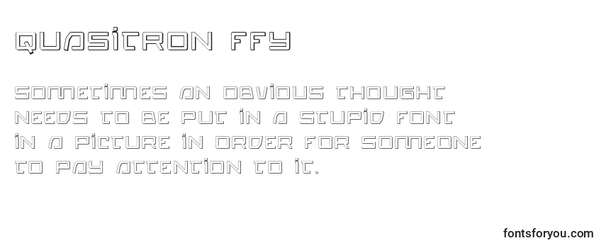 Quasitron ffy Font