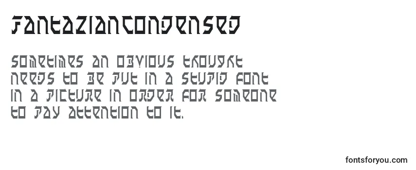 FantazianCondensed Font