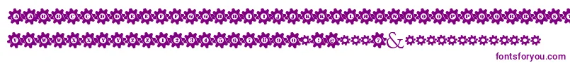 Подробнее о шрифте StuckedInGears Шрифт StuckedInGears – фиолетовые шрифты