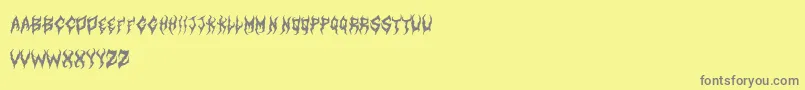 En savoir plus sur la police ArtdystopiaIi Police ArtdystopiaIi – polices grises sur fond jaune
