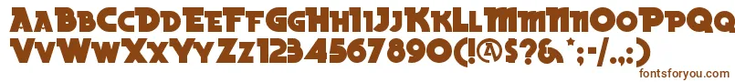 BeckerblacknfRegular Font – Brown Fonts