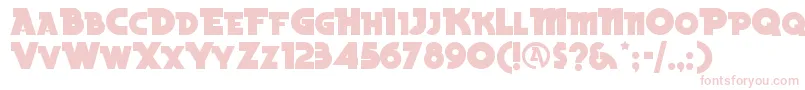 BeckerblacknfRegular Font – Pink Fonts