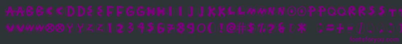 Lisätietoja Masdasilpositivec-fontista Masdasilpositivec-fontti – violetit fontit mustalla taustalla