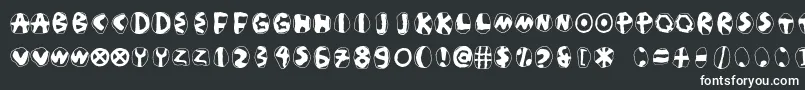 Шрифт Masdasilpositivec – белые шрифты