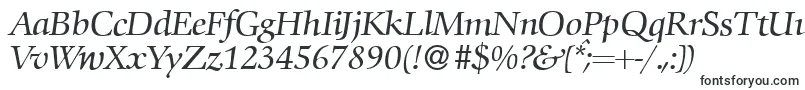 C792RomanItalic-fontti – Alkavat C:lla olevat fontit