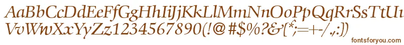 C792RomanItalic Font – Brown Fonts