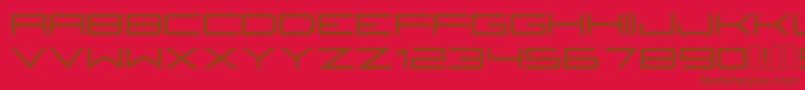 Fireyegf3Bold Font – Brown Fonts on Red Background