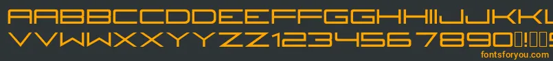 Fireyegf3Bold Font – Orange Fonts on Black Background