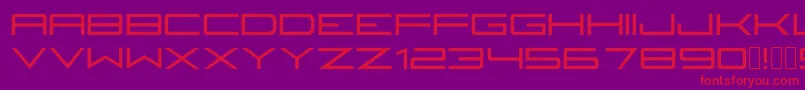 fuente Fireyegf3Bold – Fuentes Rojas Sobre Fondo Morado