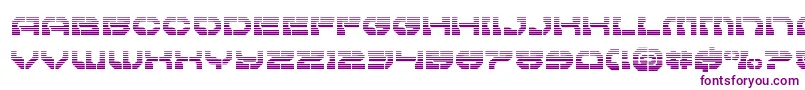 Pulsarclassgrad Font – Purple Fonts on White Background