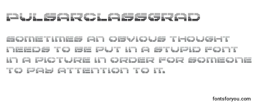 Обзор шрифта Pulsarclassgrad