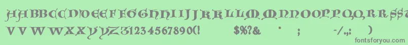 Más sobre la fuente Goticacaps fuente Goticacaps – Fuentes Grises Sobre Fondo Verde