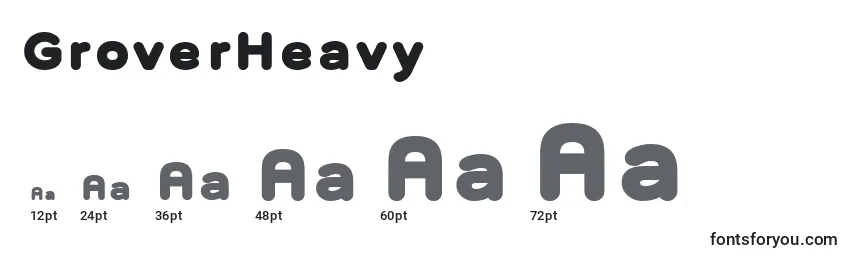 GroverHeavy Font Sizes